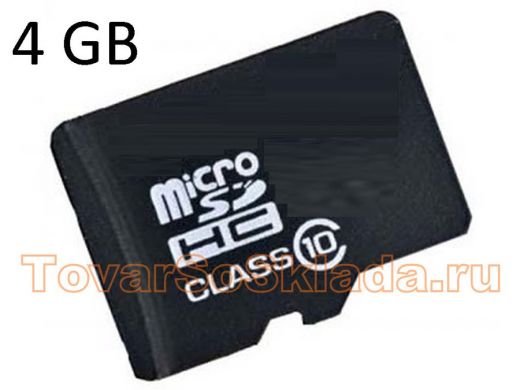 Карта памяти  micro SD   4GB