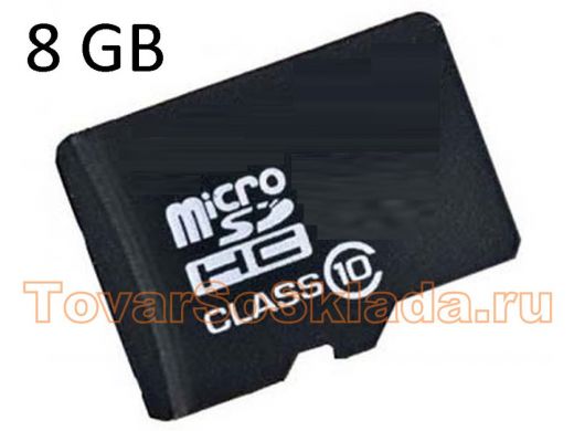 Карта памяти  micro SD   8GB