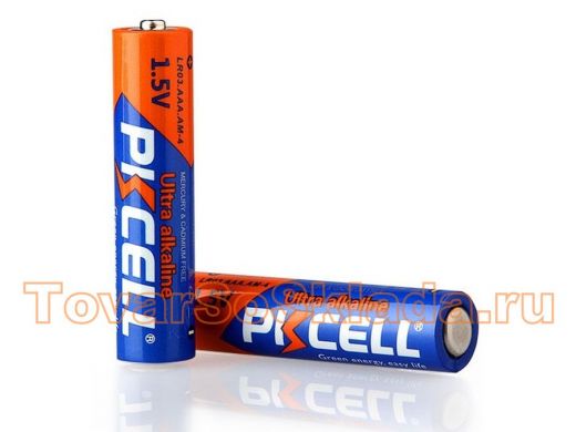 .LR03 батарейки щелочные Alkaline (AAA, тип 286), диаметр 10,5мм, длина 44,5мм