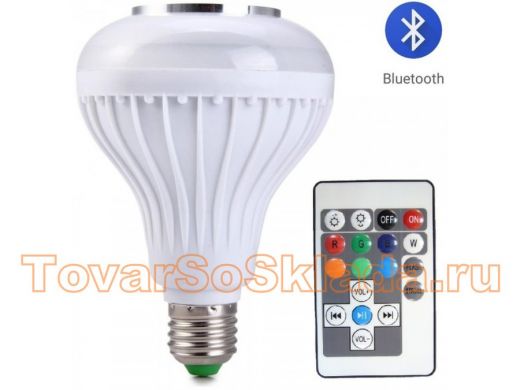 Лампы светодиодные  с цоколем  E27 тип лампа LED с BLUETOOTH