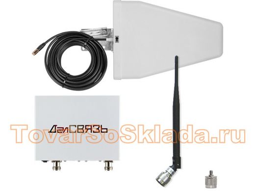 Комплекты усиления   GSM 900 + UMTS2100 (3G) (репитер и две антенны)
