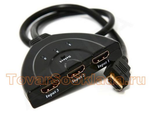 HDMI /  3хHDMI переходник-разветвитель-делитель-переключатель входов