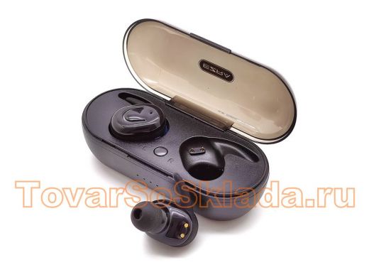 Bluetooth наушники с микрофоном (гарнитура)  EZRA TWS07 Черные