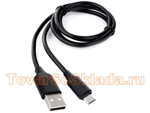 Кабель USB 2.0 Cablexpert CCB-mUSB2-AMBMO2-1MW, AM/microB, издание Classic 0.2, длина 1м, черный, бл