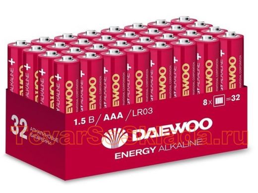 Батарейка LR03  Daewoo Energy   PACK-32