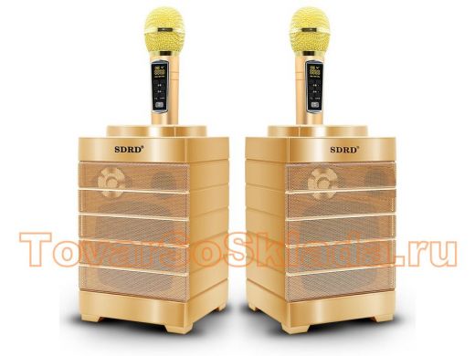Микрофон караоке, SDRD SD-128 Золото Караоке система