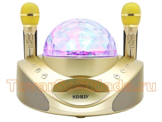 Микрофон караоке, SDRD SD-308 Золото Караоке система
