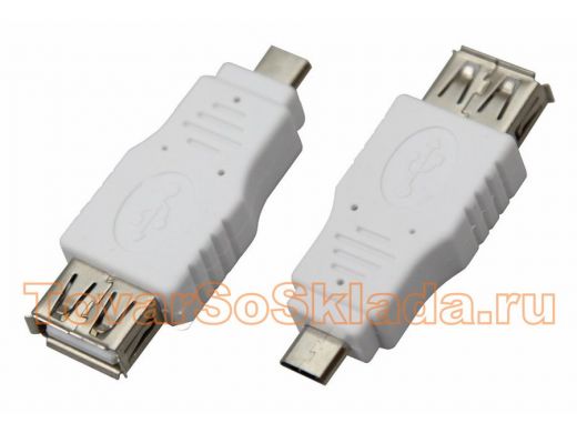 Переходник USB   (гн. USB А - micro шт. USB А), REXANT