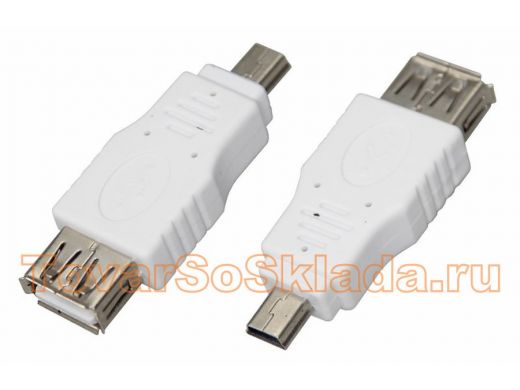 Переходник USB   (гн. USB А - mini шт. USB), REXANT
