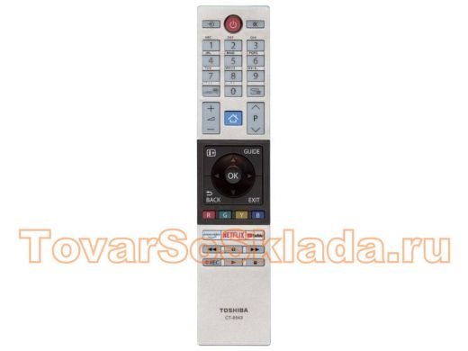 Телевиз. пульт  TOSHIBA  CT-8543 LCD SMARTориг LED TV NETFLIX/youtube/prime video