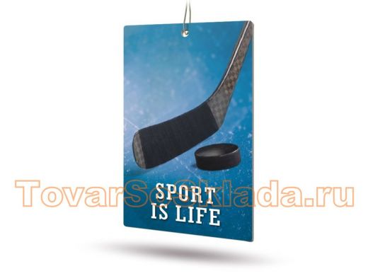 Ароматизатор AVS APS-004 Sport is Life (аром. Ocean/Океан) (бумажные)