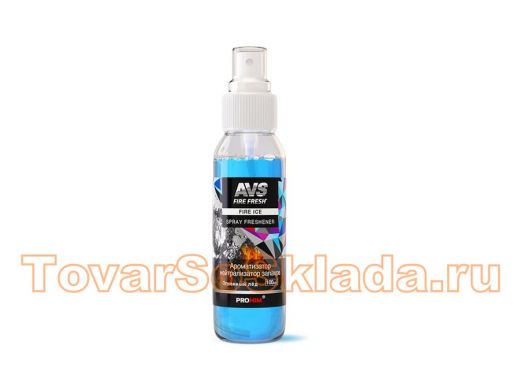 Ароматизатор-нейтрализатор запахов AVS AFS-009 Stop Smell (аром.Fire Ice/Огнен. лёд) (спрей 100мл.)