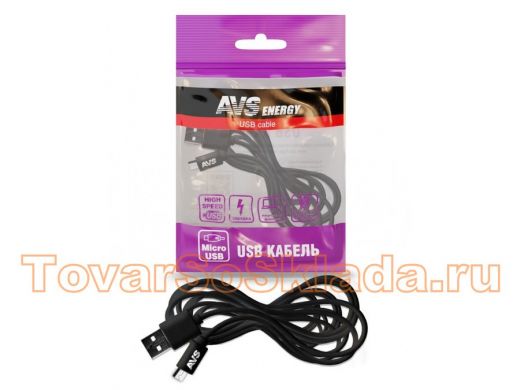 Кабель микро USB (AM/microBM)  AVS micro USB (3м) MR-33