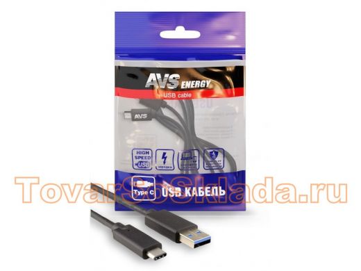 Шнур USB / Type-C AVS  (1м USB 2.0) TC-31