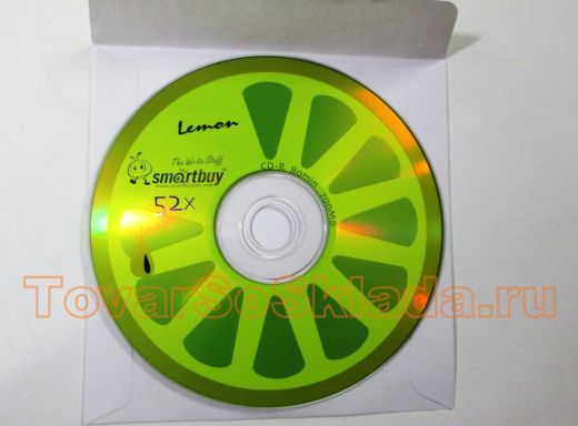 Диск CD-R  SMART BUY 52X700mb в конверте без окна (цена за 1шт)