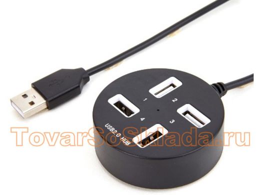 Концентратор USB на 4 порта (хаб, HUB) EZRA UH01 концентратор USB 2.0 (4 USB)