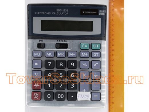 Калькулятор SDC-1238 (настольн.,12 разр.,двойное пит.)