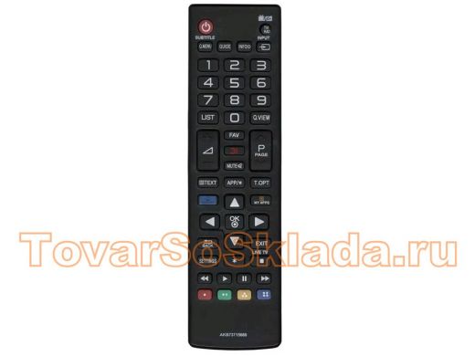 Телевиз. пульт  LG  AKB73715669 LCD new 3D Smart Tv ( маленький корпус)