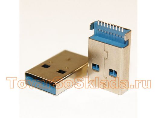 Разъём компьют: штекер USB-A 9pin 3.0 на плату