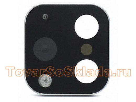 Защитное стекло на камеру iPhone  X/XS/XS Max, Desing 1, чёрное