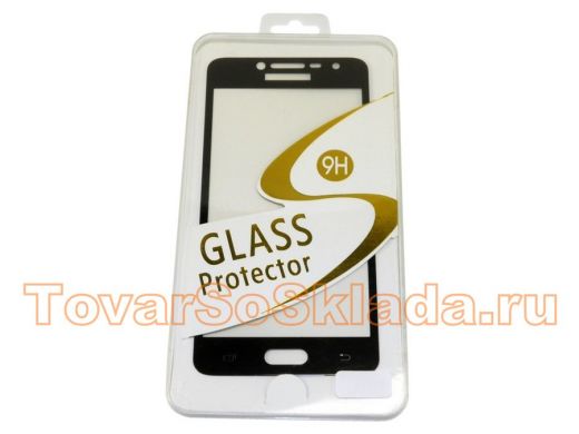 Защитное стекло Samsung J2 Prime/G532, чёрное, Full Glass - Base G