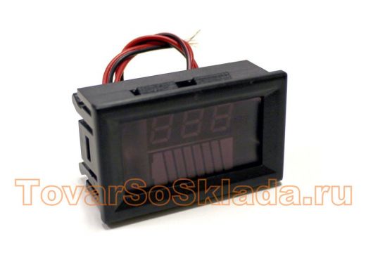 Индикатор заряда универсальный 12-60V HX-XSB 48*29*22мм