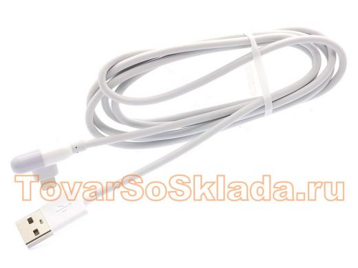 Шнур USB / Lightning (iPhone) Орбита OT-SMI34 Белый кабель USB 2.4A (iOS Lightning) 1м