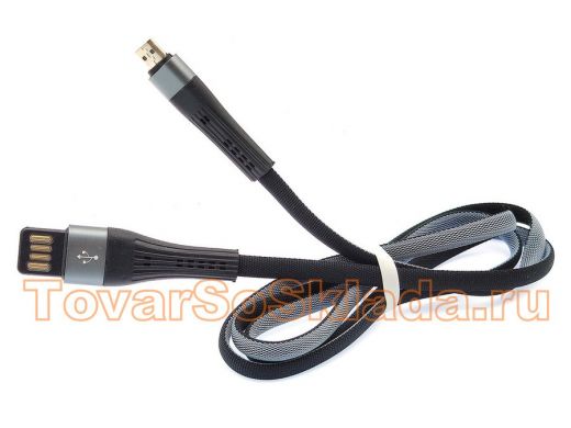 Орбита OT-SMM58 Серый кабель USB 2.4A (microUSB) 1м