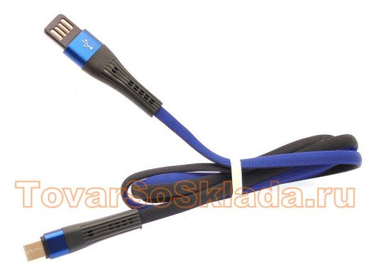 Шнур USB / Type-C Орбита OT-SMT29 Синий кабель USB 2.4A (TYPE C) 1м