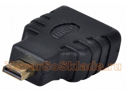 Переходник HDMI гнездо / MicroHDMI штекер  GOLD REXANT 17-6815