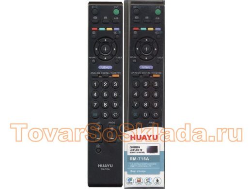 Телевиз. пульт HUAYU (for SONY) RM-715A LCD TV  корпус RM-ED009 универсальный пульт