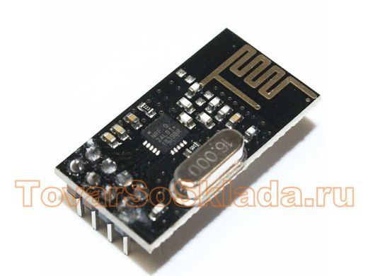 Arduino 3362: Трансивер NRF24L01 2.4GHz, до 2Mb DC3.3V