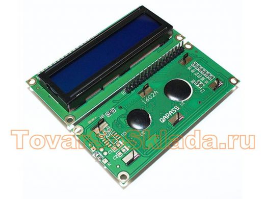 Arduino 4002-1: Дисплейный символьный модуль LCD1602 HD44780 16х2