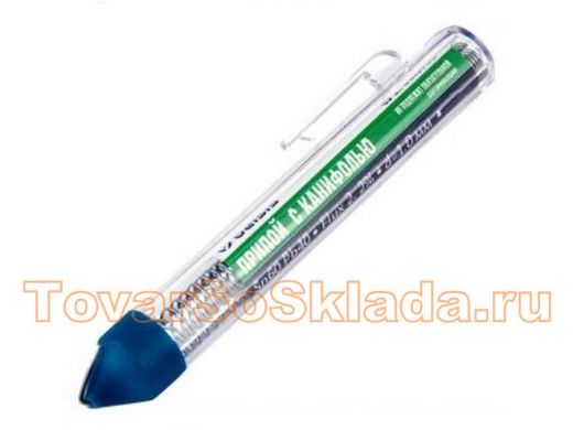 Припой (карандаш) 1мм  10 гр. с флюсом, олово, (Sn60 Pb40 Flux 2.2%)