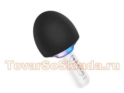 HOCO BK7 Белый Микрофон (Bluetooth, динамики, TF)
