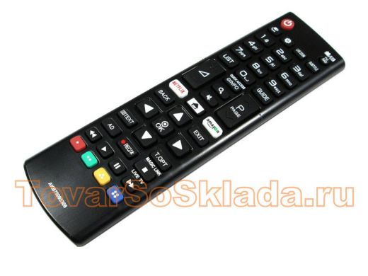 Телевиз. пульт  LG  AKB75095308  ic LCD TV NETFLIX / AMAZON маленький корпус как оригинал