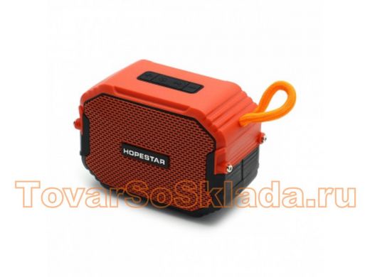 Колонка Hopestar T8, Bluetooth, USB, microSD, AUX, FM, оранжевая