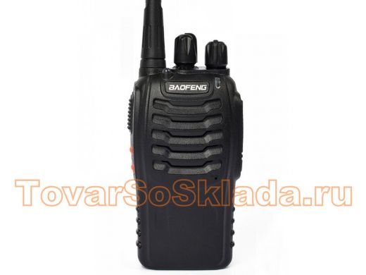 Рация Baofeng BF-888S (UHF) 400 - 470 MHz  дальность до 5 км, 16 каналов, 3.7V / 1500mAh,  5W,  150г