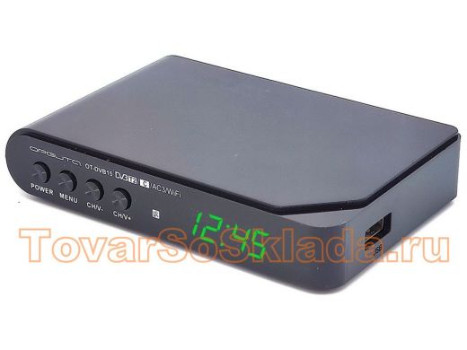 . Орбита OT-DVB15 (HD924) + HD плеер (Wi-Fi) DVB-T2/C внешний блок питания