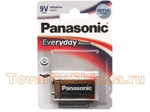Элемент питания 6LR61 Panasonic EVERYDAY BL-1