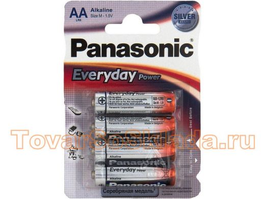 Батарейка LR6  Panasonic EVERYDAY  BL-4