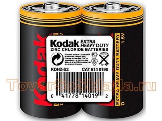 Элемент питания R20  Kodak Heavy Duty