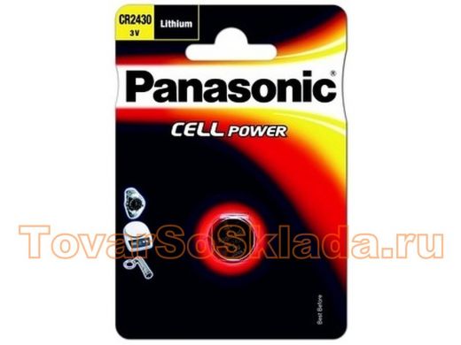 Элемент питания CR2430 Panasonic  Power Cells  2430 BL-1