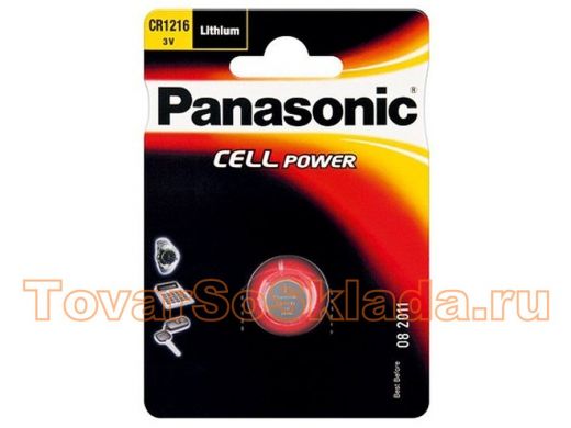 Элементы питания CR 1216  Panasonic  Power Cells  1216 BL-1