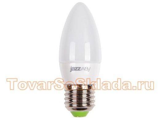 Светодиодная лампа JazzWay PLED-SUPER POWER C37  9W=75W  3000K  820Lm  E27   230/50