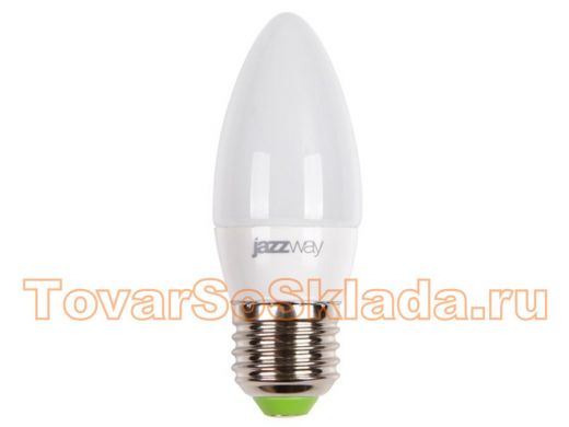 Светодиодная лампа JazzWay PLED-SUPER POWER C37  9W=75W  5000K  820Lm  E27   230/50