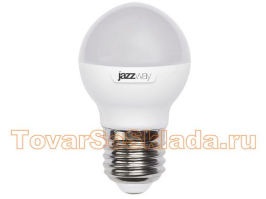 Светодиодная лампа JazzWay PLED-SUPER POWER  G45  7W=60W  3000K  530Lm  E27   230/50