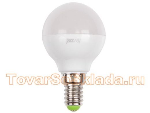 Светодиодная лампа JazzWay PLED-SUPER POWER  G45  7W=60W  3000K  530Lm  E14   230/50