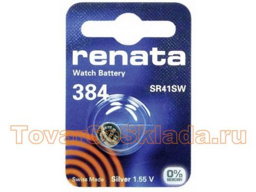 Эл-т питания  RENATA 384 SR41SW BL-1
