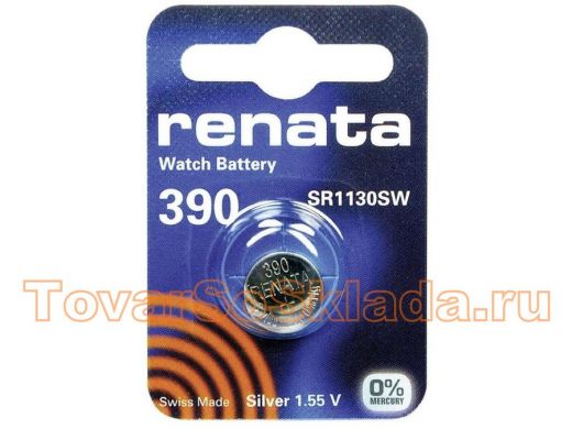 Элемент питания AG10 RENATA 390 SR1130SW BL-1